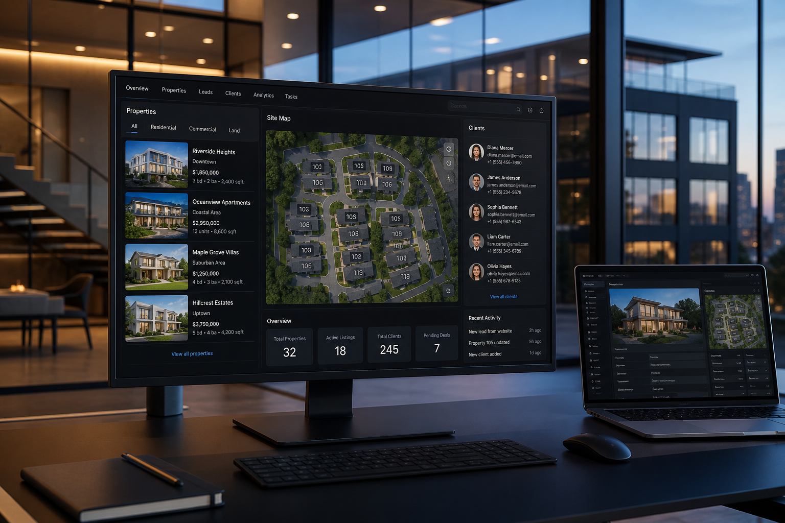 Real Estate technology software visual